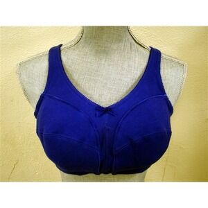 NWOT Comfort Choice 42C Soft Cup Full Coverage Bra Cobalt Blue 120670